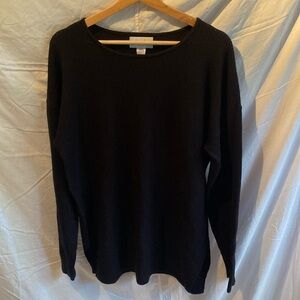 Long light weight black sweater